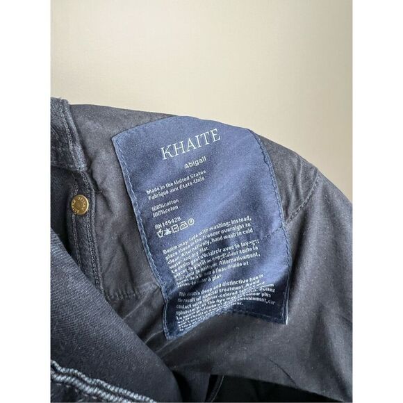 Khaite Abigail High Rise Straight Jeans in Prescott - Picture 8 of 8